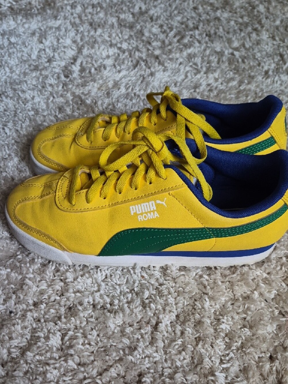 Puma Yellow & Green Men's Sneakers - Picture 3 of 5